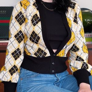 60’s/70’s Vintage Argyle Sweater
